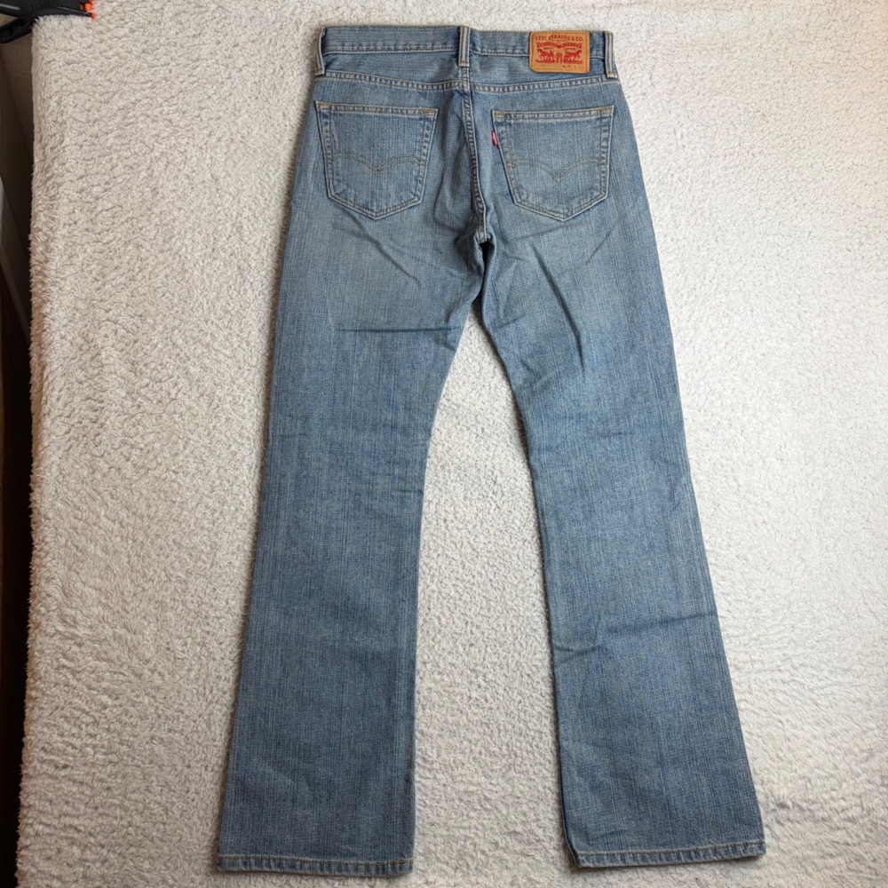 Levis 527 Slim Bootcut Jeans Mens 30x30 (32x30) Light Wash Denim Blue 05527-0601